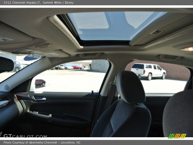 Summit White / Ebony 2012 Chevrolet Impala LT