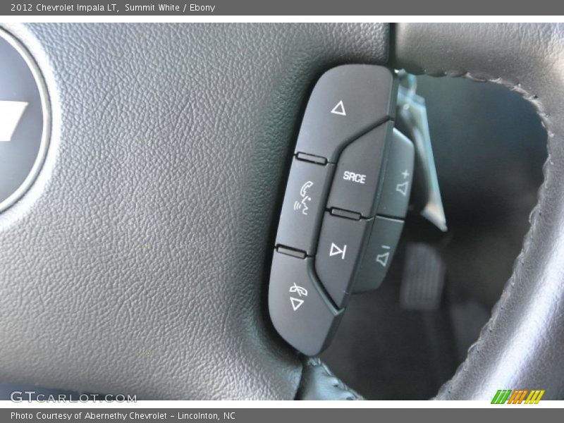 Summit White / Ebony 2012 Chevrolet Impala LT