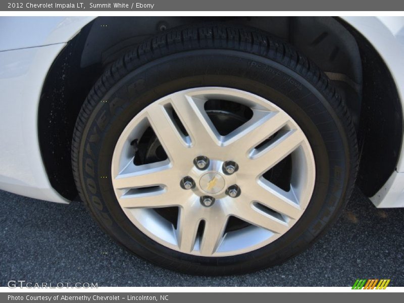 Summit White / Ebony 2012 Chevrolet Impala LT