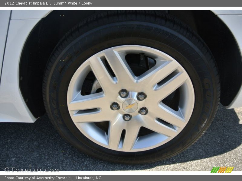 Summit White / Ebony 2012 Chevrolet Impala LT