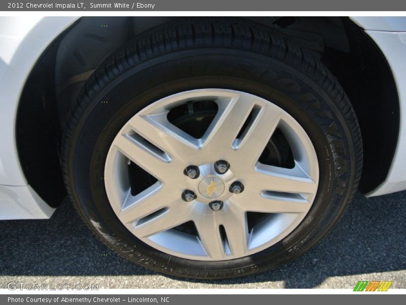 Summit White / Ebony 2012 Chevrolet Impala LT