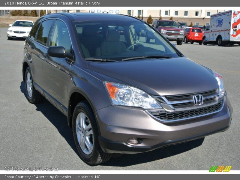 Urban Titanium Metallic / Ivory 2010 Honda CR-V EX