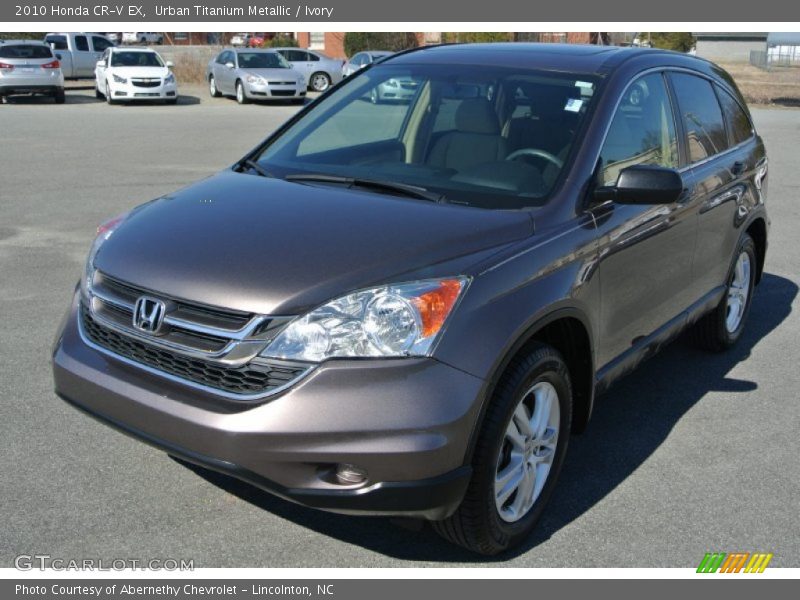 Urban Titanium Metallic / Ivory 2010 Honda CR-V EX