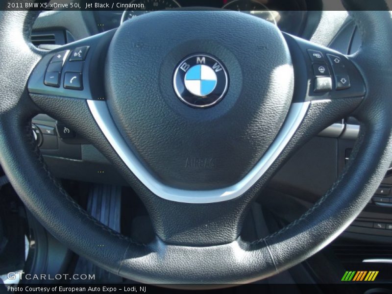 Jet Black / Cinnamon 2011 BMW X5 xDrive 50i