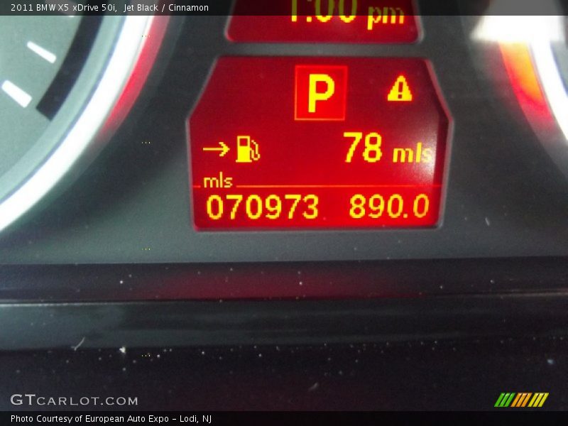 Jet Black / Cinnamon 2011 BMW X5 xDrive 50i