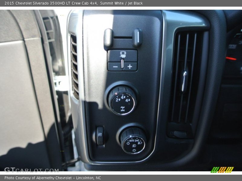 Summit White / Jet Black 2015 Chevrolet Silverado 3500HD LT Crew Cab 4x4