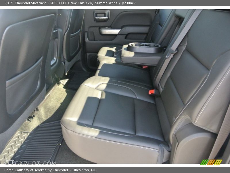 Rear Seat of 2015 Silverado 3500HD LT Crew Cab 4x4