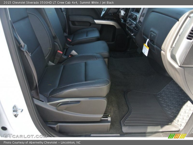 Summit White / Jet Black 2015 Chevrolet Silverado 3500HD LT Crew Cab 4x4