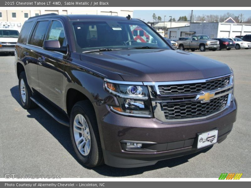 Sable Metallic / Jet Black 2015 Chevrolet Tahoe LT 4WD