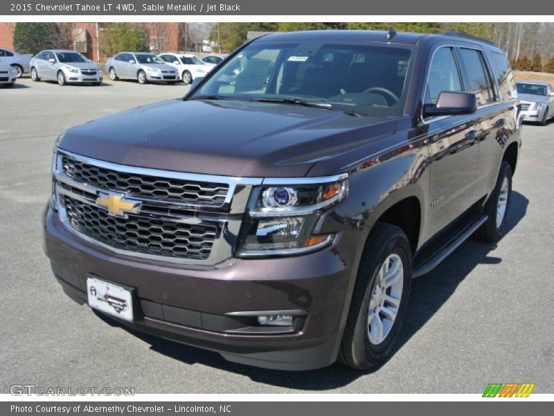 Sable Metallic / Jet Black 2015 Chevrolet Tahoe LT 4WD