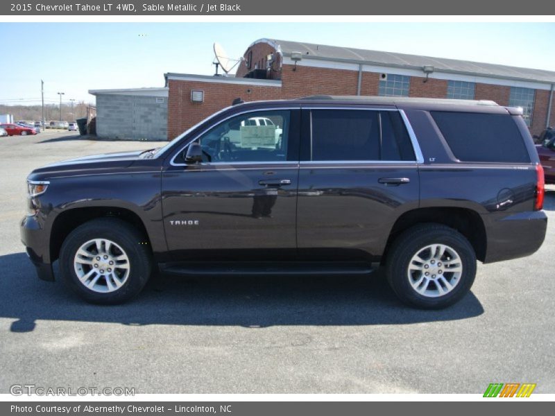 Sable Metallic / Jet Black 2015 Chevrolet Tahoe LT 4WD