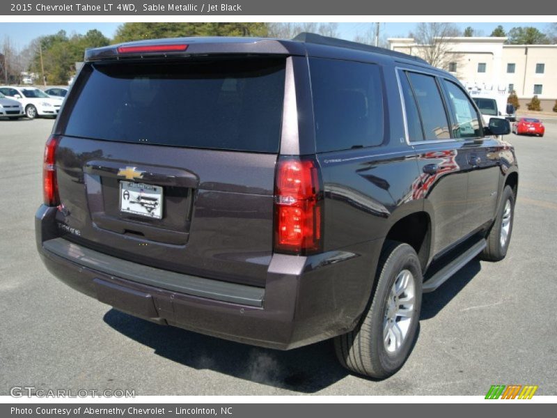 Sable Metallic / Jet Black 2015 Chevrolet Tahoe LT 4WD