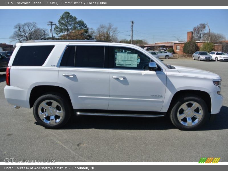  2015 Tahoe LTZ 4WD Summit White