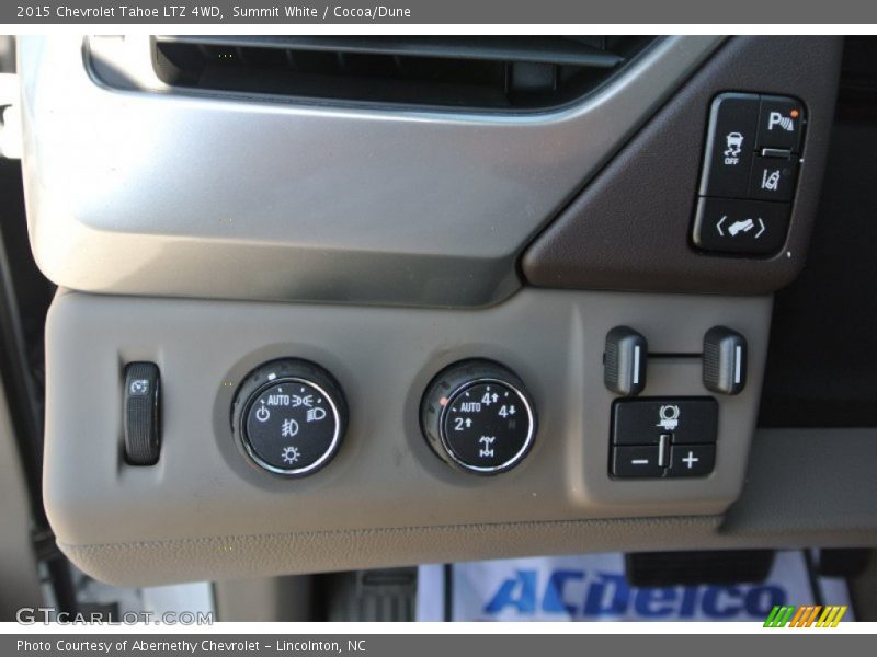 Controls of 2015 Tahoe LTZ 4WD