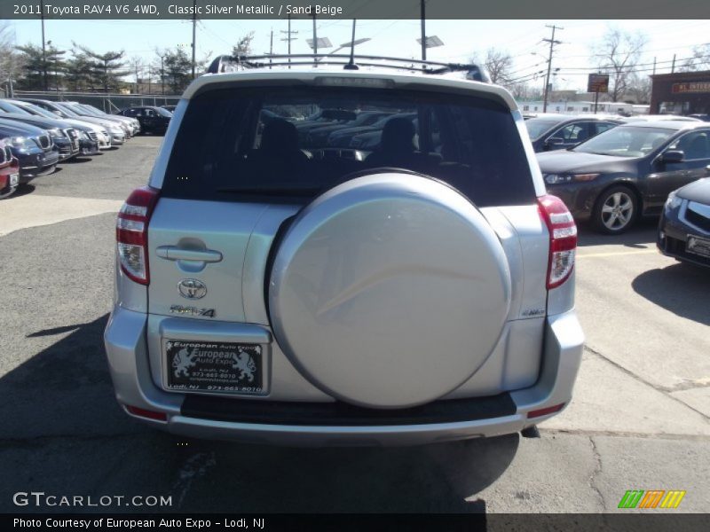 Classic Silver Metallic / Sand Beige 2011 Toyota RAV4 V6 4WD