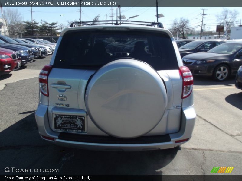 Classic Silver Metallic / Sand Beige 2011 Toyota RAV4 V6 4WD