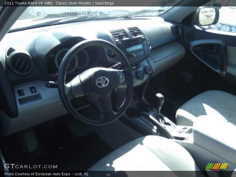 Classic Silver Metallic / Sand Beige 2011 Toyota RAV4 V6 4WD