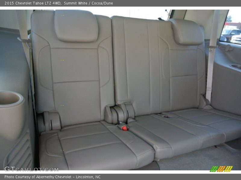 Summit White / Cocoa/Dune 2015 Chevrolet Tahoe LTZ 4WD