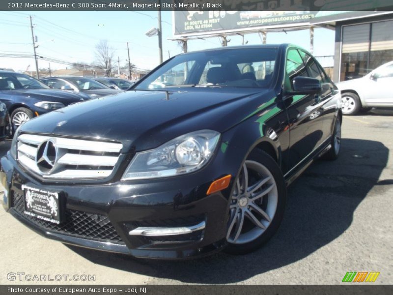 Magnetite Black Metallic / Black 2012 Mercedes-Benz C 300 Sport 4Matic