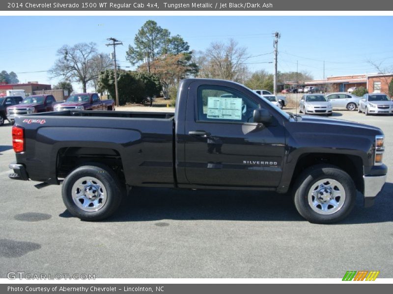 Tungsten Metallic / Jet Black/Dark Ash 2014 Chevrolet Silverado 1500 WT Regular Cab 4x4