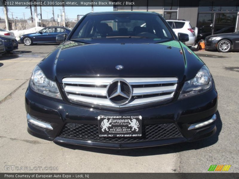 Magnetite Black Metallic / Black 2012 Mercedes-Benz C 300 Sport 4Matic