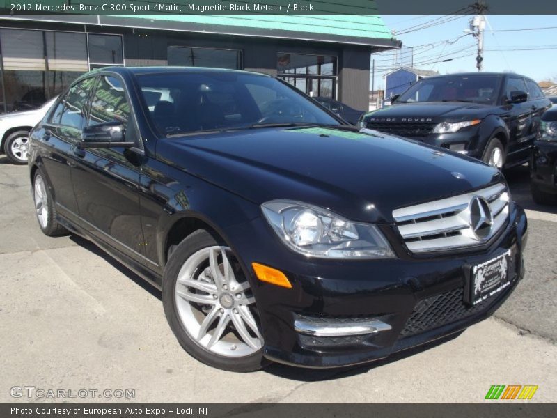 Magnetite Black Metallic / Black 2012 Mercedes-Benz C 300 Sport 4Matic