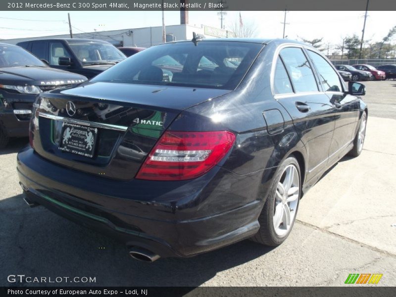 Magnetite Black Metallic / Black 2012 Mercedes-Benz C 300 Sport 4Matic