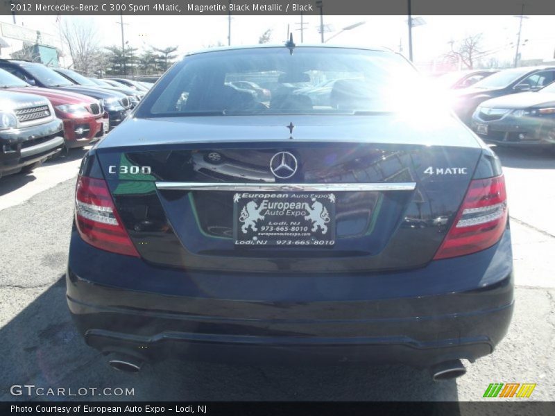 Magnetite Black Metallic / Black 2012 Mercedes-Benz C 300 Sport 4Matic