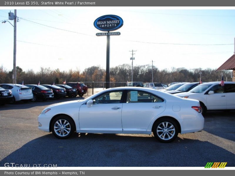 Starfire White Pearl / Parchment 2010 Lexus ES 350