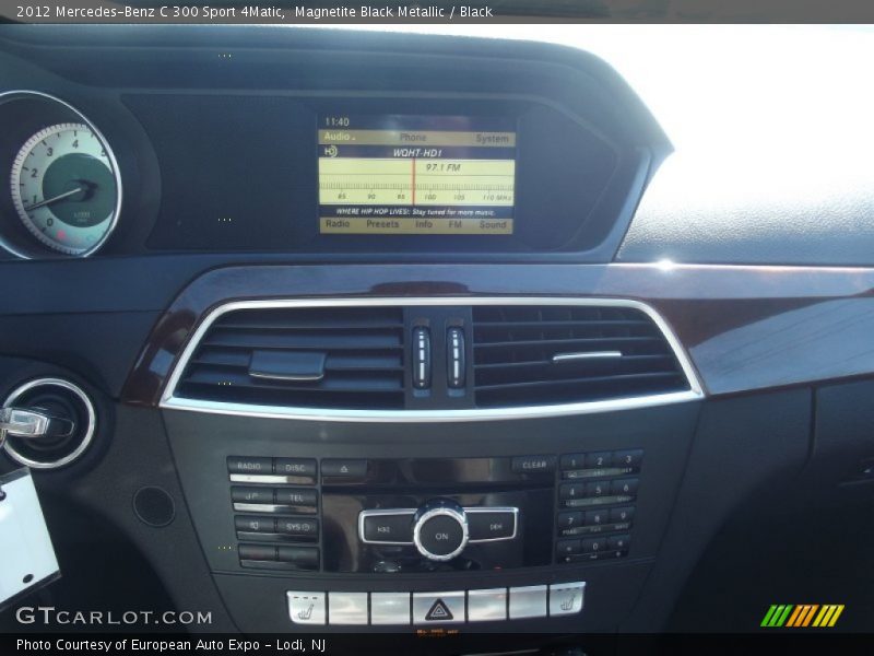 Magnetite Black Metallic / Black 2012 Mercedes-Benz C 300 Sport 4Matic