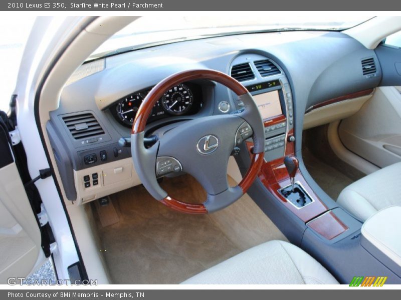 Starfire White Pearl / Parchment 2010 Lexus ES 350