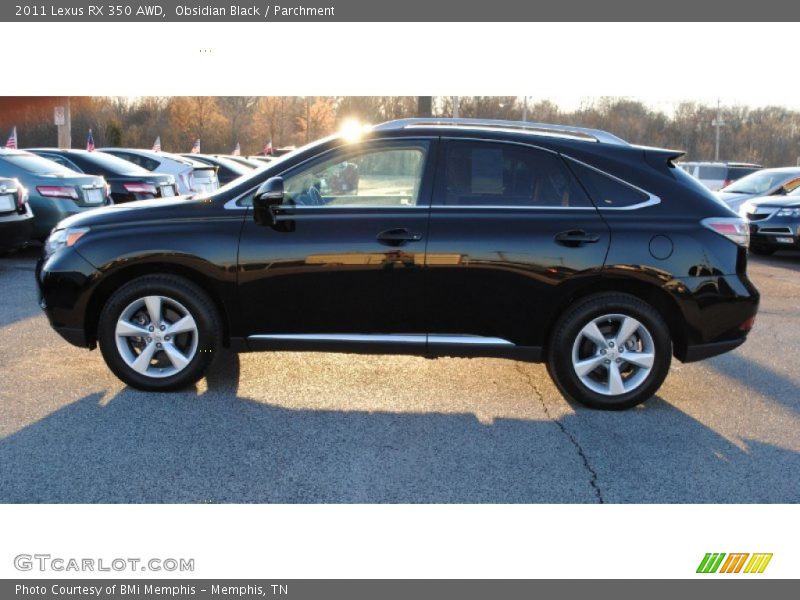 Obsidian Black / Parchment 2011 Lexus RX 350 AWD
