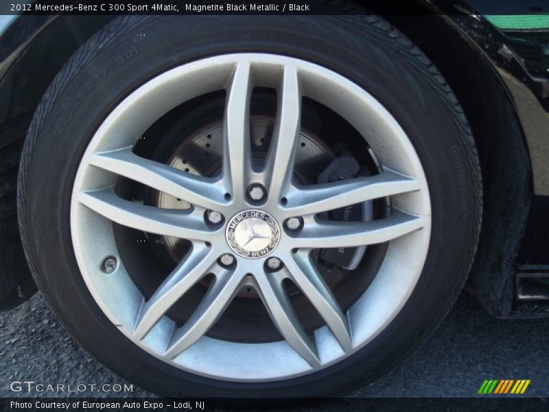 Magnetite Black Metallic / Black 2012 Mercedes-Benz C 300 Sport 4Matic