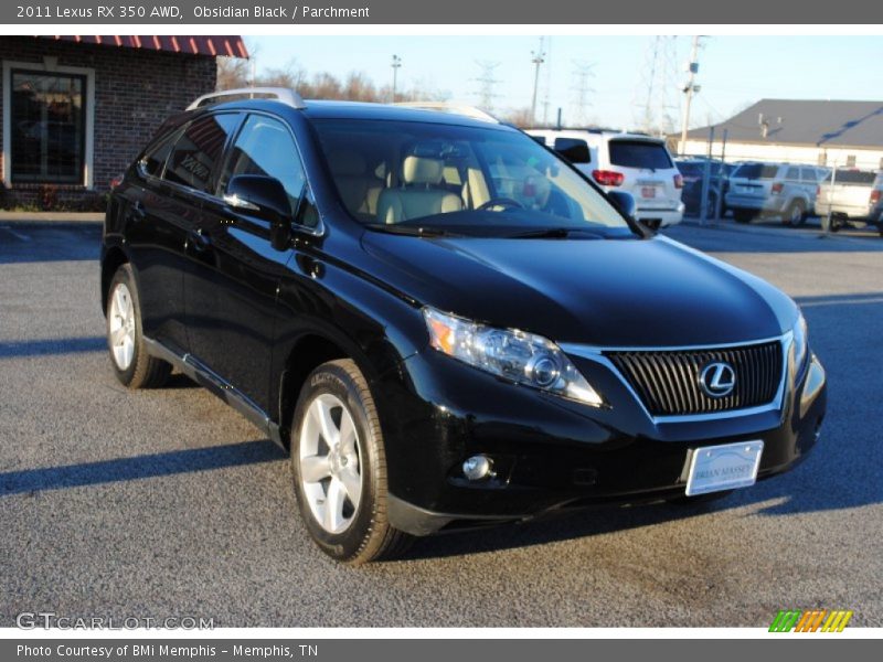 Obsidian Black / Parchment 2011 Lexus RX 350 AWD