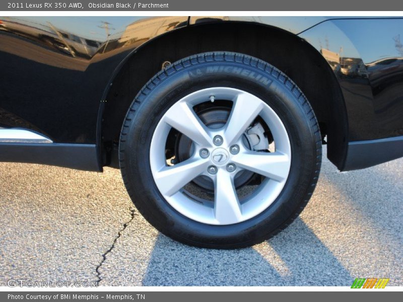 Obsidian Black / Parchment 2011 Lexus RX 350 AWD