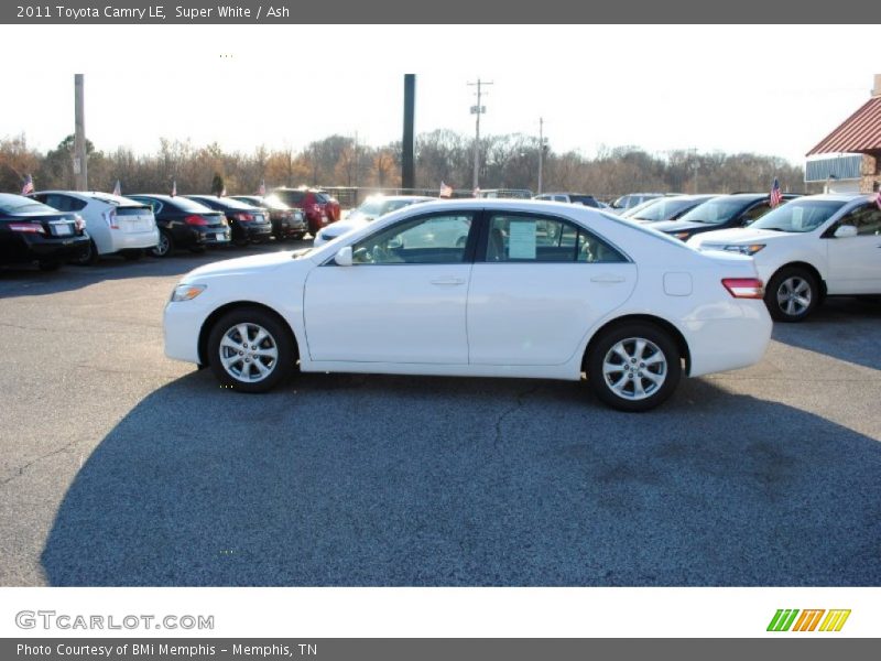 Super White / Ash 2011 Toyota Camry LE