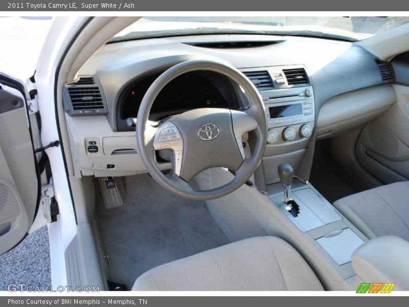 Super White / Ash 2011 Toyota Camry LE