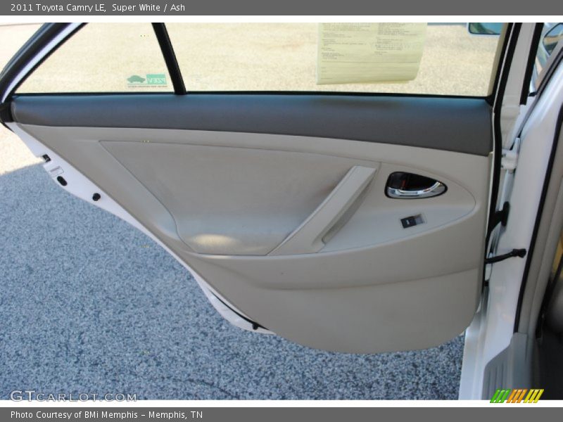 Super White / Ash 2011 Toyota Camry LE