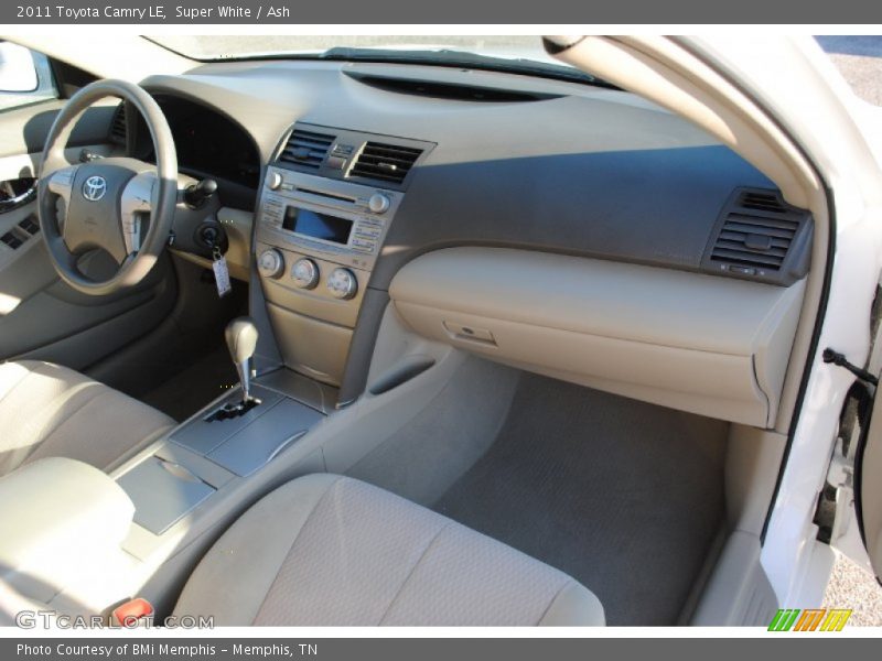 Super White / Ash 2011 Toyota Camry LE