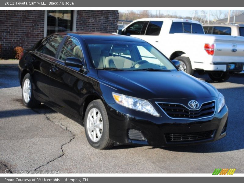 Black / Bisque 2011 Toyota Camry LE