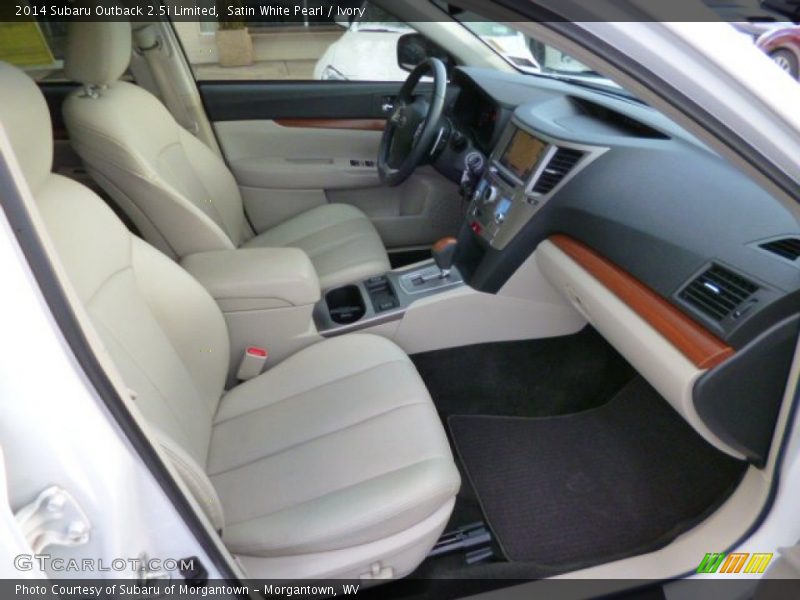 Satin White Pearl / Ivory 2014 Subaru Outback 2.5i Limited