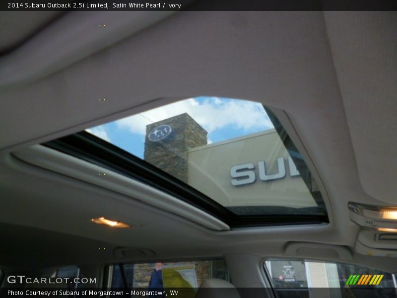 Satin White Pearl / Ivory 2014 Subaru Outback 2.5i Limited