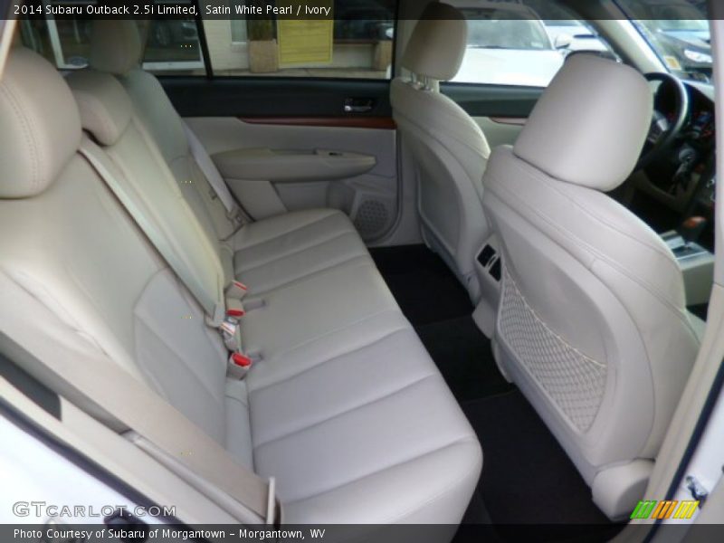 Satin White Pearl / Ivory 2014 Subaru Outback 2.5i Limited