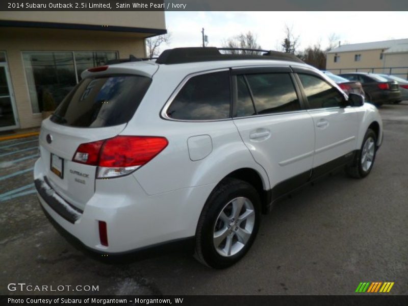Satin White Pearl / Ivory 2014 Subaru Outback 2.5i Limited
