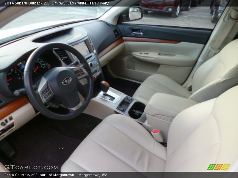  2014 Outback 2.5i Limited Ivory Interior