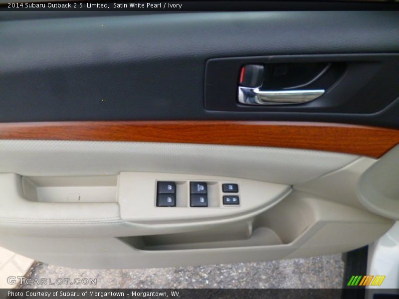 Satin White Pearl / Ivory 2014 Subaru Outback 2.5i Limited