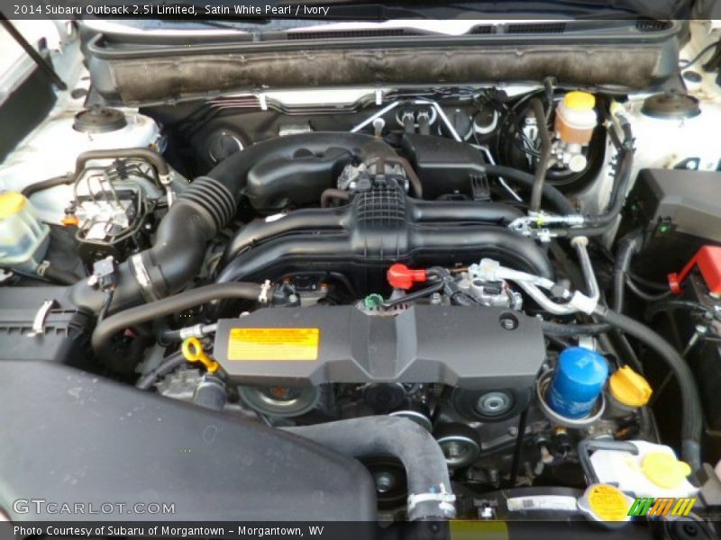  2014 Outback 2.5i Limited Engine - 2.5 Liter DOHC 16-Valve VVT Flat 4 Cylinder