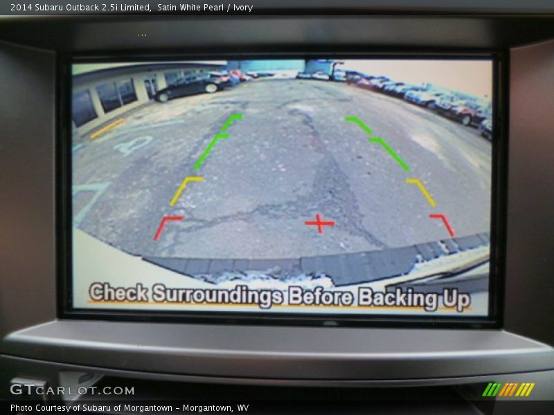 Satin White Pearl / Ivory 2014 Subaru Outback 2.5i Limited