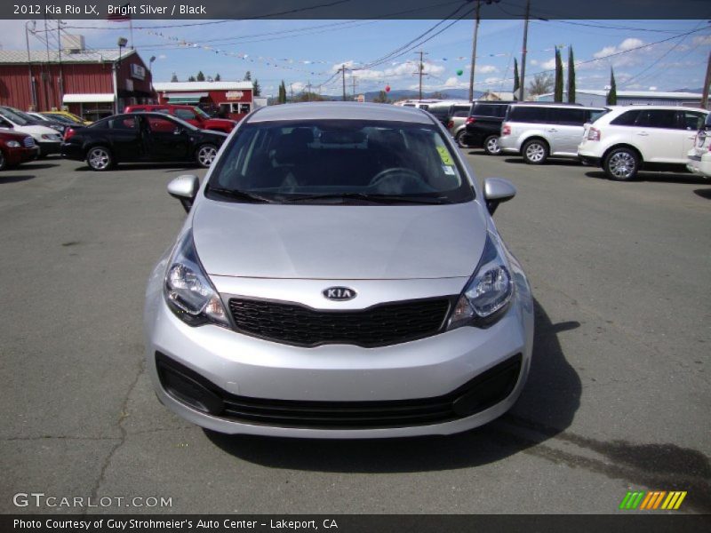 Bright Silver / Black 2012 Kia Rio LX