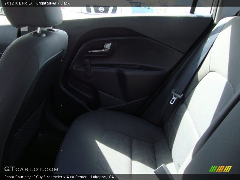 Bright Silver / Black 2012 Kia Rio LX